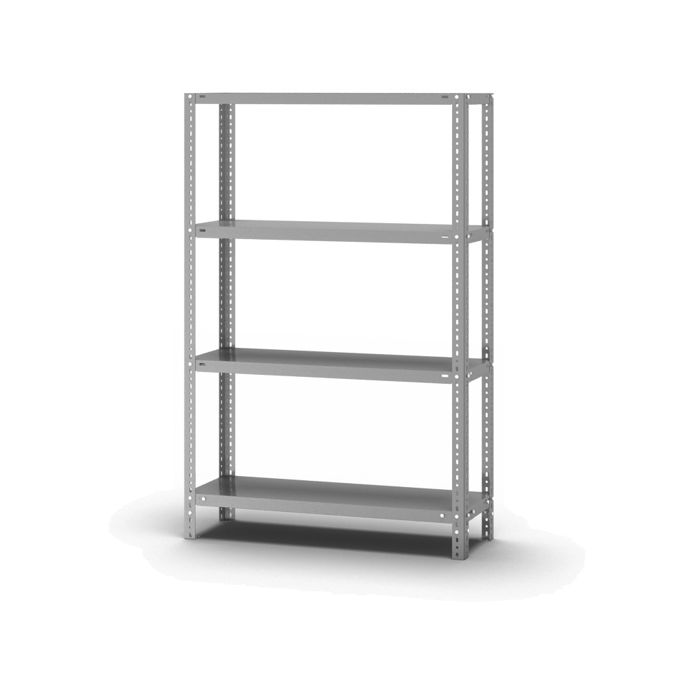 Edelstahlregal Schraubsystem "WR", H: